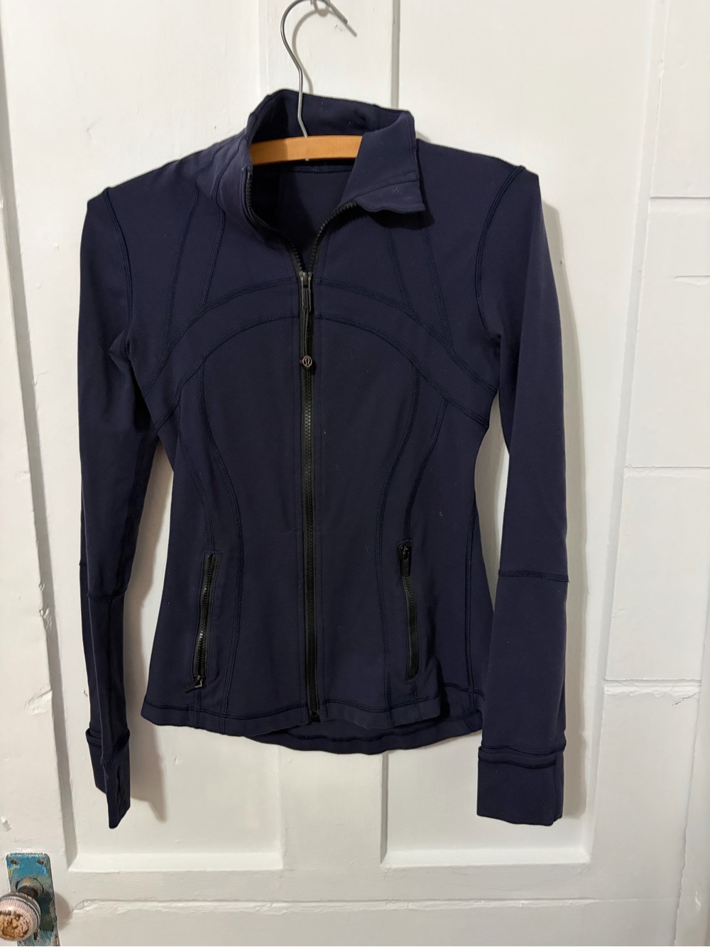 Lululemon Define Jacket Navy Blue Full Zip Yoga Workout Track Jacket